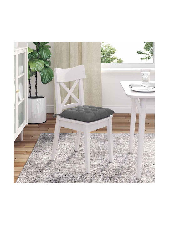 vidaXL Sofa-Kissen Dunkelgrau 40x40cm