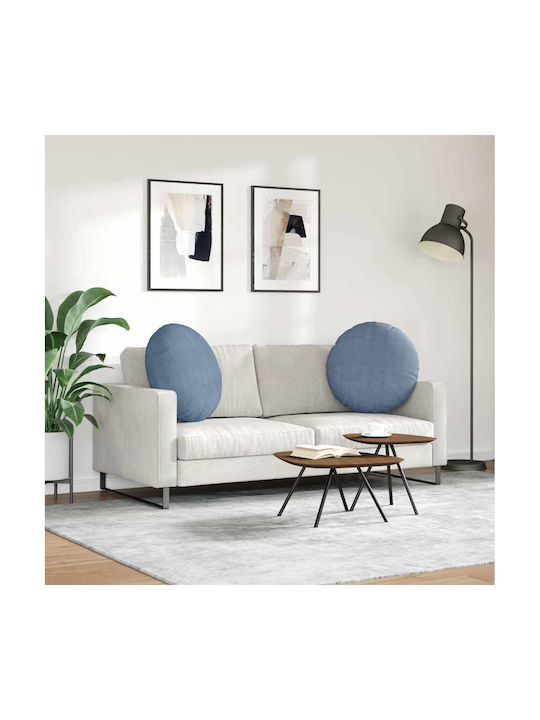 vidaXL Velvet Blue Sofa Cushion 60x60cm
