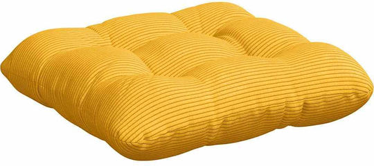 vidaXL Μαξιλάρι Καναπέ Απαλό Κίτρινο 40x40εκ.
