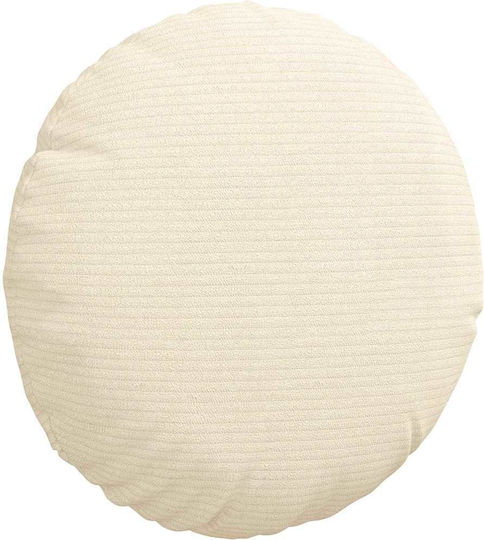 vidaXL Velvet Sofa Cushion Crem 30x30cm
