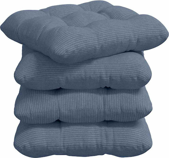 vidaXL Sofa-Kissen Blau 45x45cm
