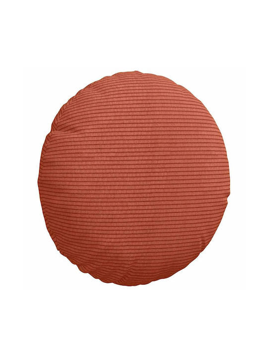 vidaXL Възглавница за диван от Велур Red Orange 2бр 30x30см.