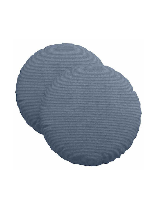 vidaXL Velvet Blue Sofa Cushion 40x40cm