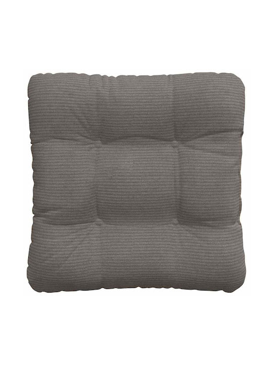 vidaXL Възглавница За Диван Сива 40x40см