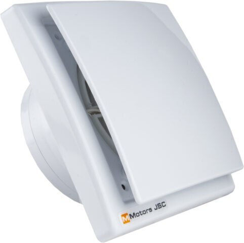Microlink Επιτοίχιος Εξαεριστήρας Μπάνιου 100mm Λευκός