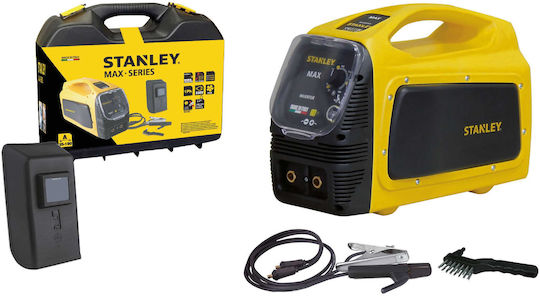 Stanley MAX160 Welding Machine Inverter MMA with Maximum Welding Current 150A and Duty Cycle 38%