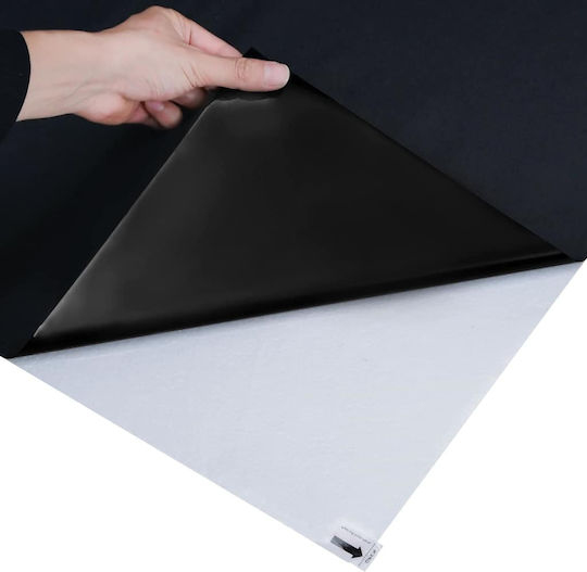 Vidaxl Статично Фолио За Прозорци Черно 90 X 2000 См Pvc