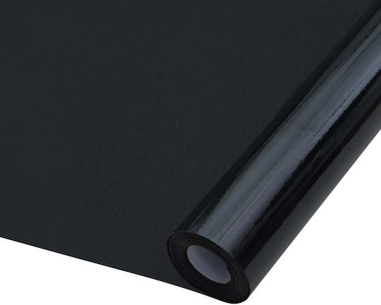 Vidaxl Статично Фолио За Прозорци Черно 60 X 2000 См Pvc