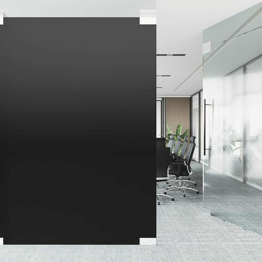 Vidaxl Статично Фолио За Прозорци Черно 60 X 2000 См Pvc