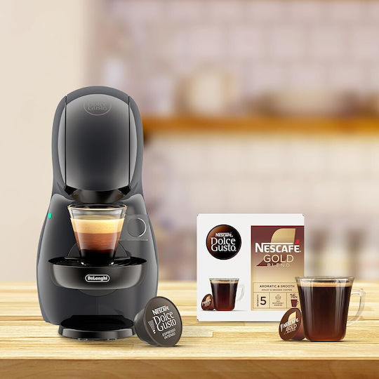 De'Longhi Piccolo XS Pod Coffee Machine Dolce Gusto Pressure 15bar Black