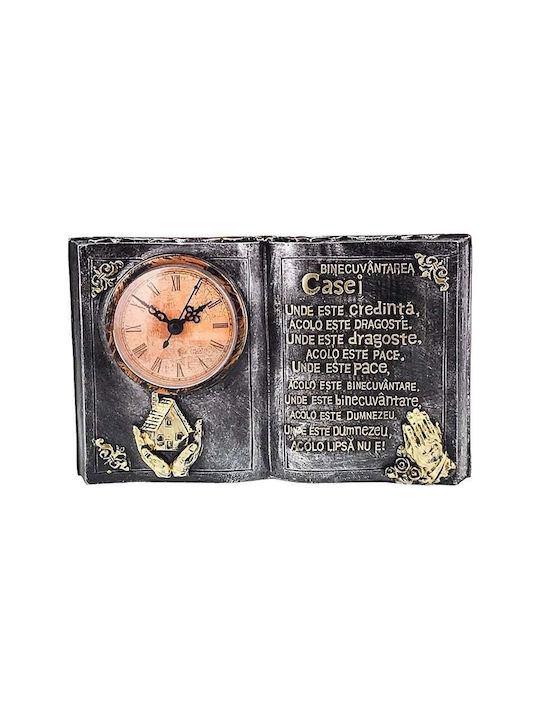 Velve Ceas De Masă Cu Indicatori Negru 1691HN