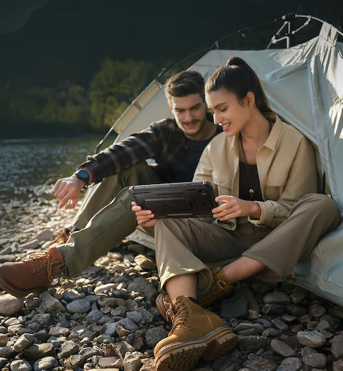 Dexnor Флип капак Устойчив Черен (Galaxy Tab A9)