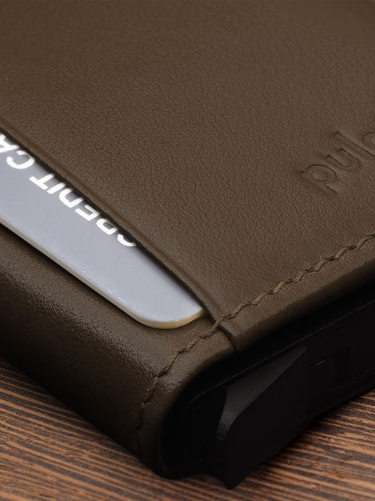 Leather Men's Wallet Classic Brown