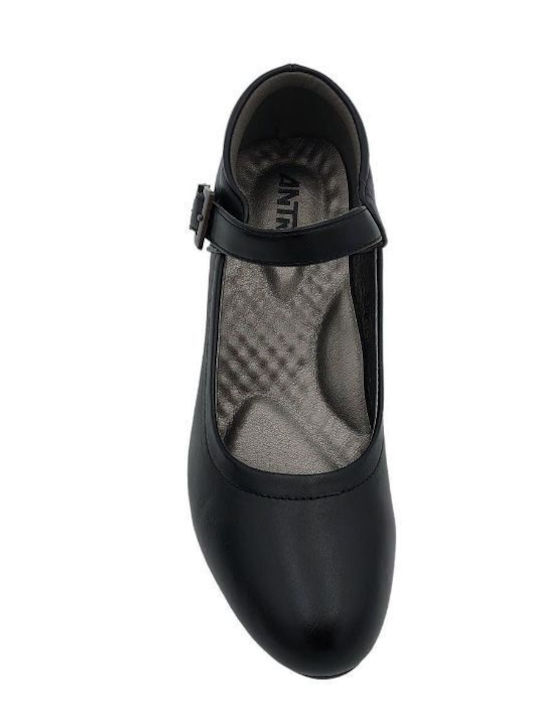 Pumps mit Riemchen Schwarz
