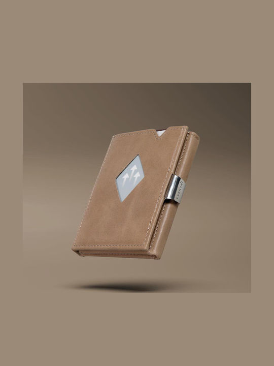 Leather Men's Wallet Classic with RFID Brown
