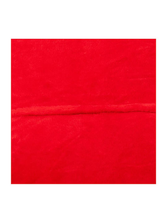 Κουβέρτα Fleece με Μανίκια 82x88εκ. Red