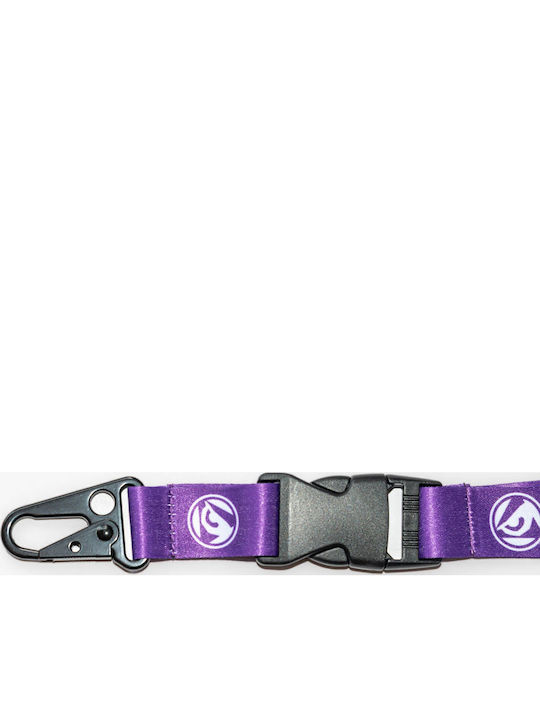 Μπρελόκ Λουράκι Λαιμού Bad Boy Logo Safebreak Bb-000084 Purple