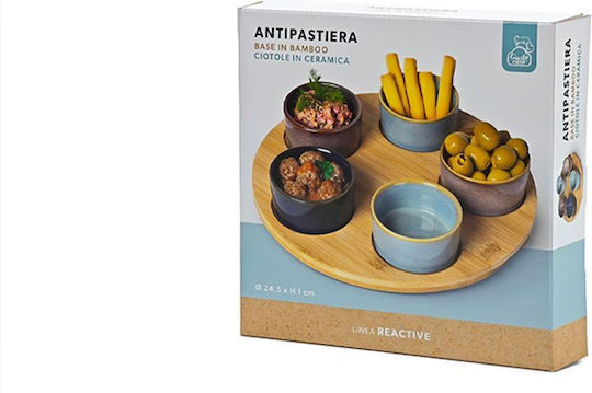 Gusto Casa Κεραμική Ορντεβιέρα 5 Θέσεων με Βάση Gusto Casa Κεραμική Ορντεβιέρα 5 Θέσεων με Βάση
