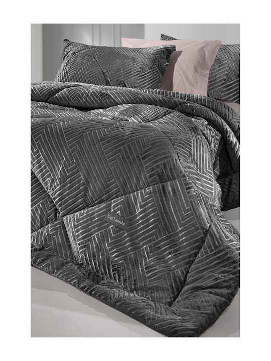 Guy Laroche Bettbezug Kleines Doppelbett 180x240cm York Anthracite 530 GSMGsm