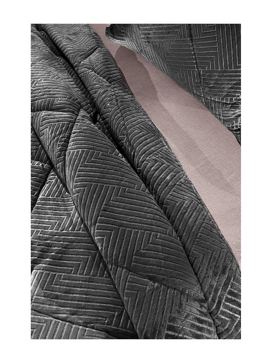 Guy Laroche Bettbezug Kleines Doppelbett 180x240cm York Anthracite 530 GSMGsm