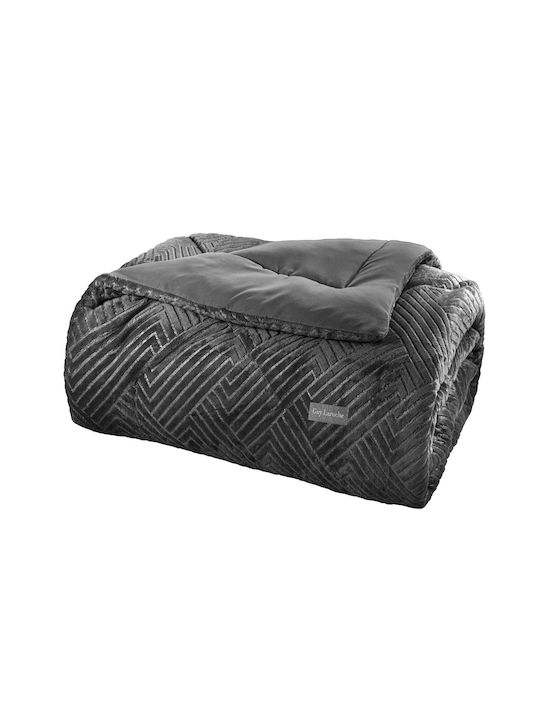 Guy Laroche Bettbezug Kleines Doppelbett 180x240cm York Anthracite 530 GSMGsm