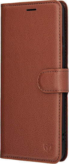 Techsuit Back Cover Leather Brown (Moto G86)