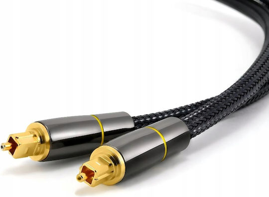 Verk Group Optical Audio Cable TOS male - TOS male Μαύρο 3m