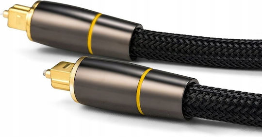 Verk Group Optical Audio Cable TOS male - TOS male Μαύρο 3m