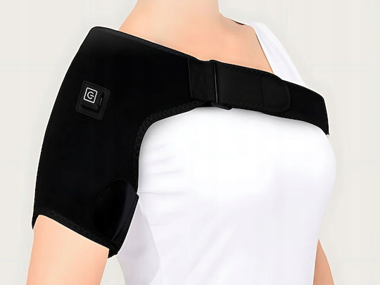 Verk Group Belt Massage for the Waist with Heating Function Black