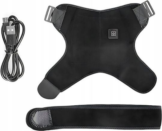 Verk Group Belt Massage for the Waist with Heating Function Black