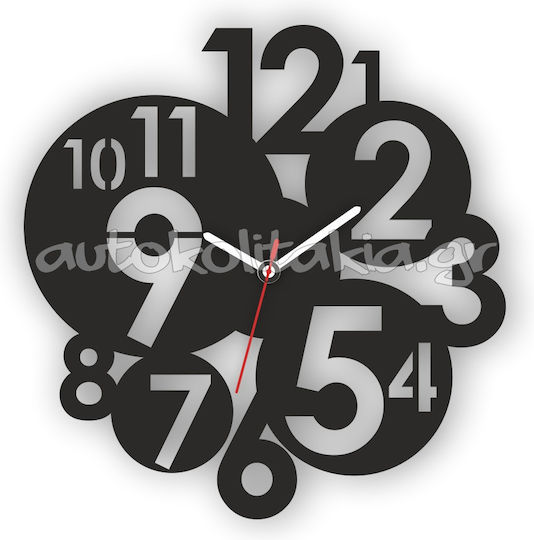 Orafol Kreise Wanduhr Kunststoff Ø40cm Orafol Kreise Wanduhr Kunststoff Ø40cm