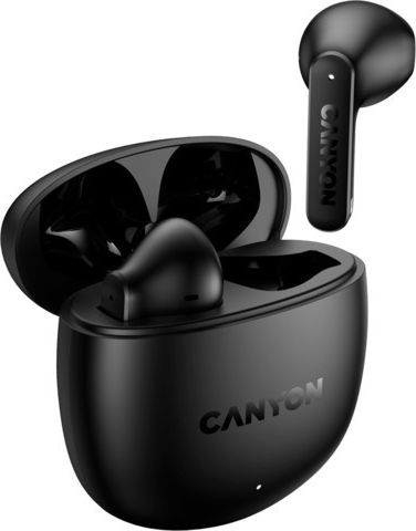 Canyon OnGo 13 Earbud Bluetooth Handsfree Earphones with Charging Case Black