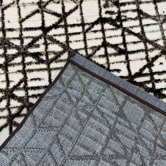 SpitiBazaar Modern Bedroom Rugs Set Coffee SB-2039 3pcs