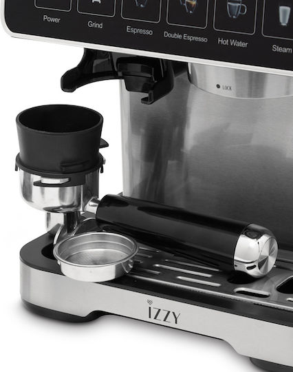 Izzy Iz-6026 1500W Налягане 20бар с мелачка Кафява