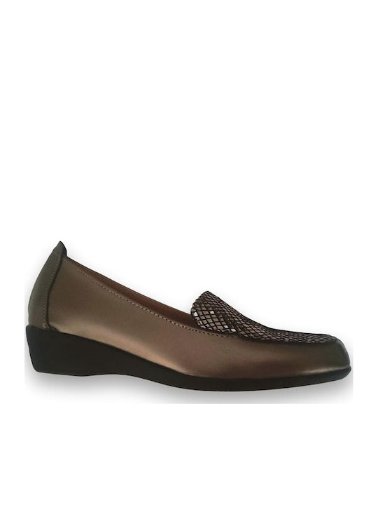 Leder Damen Mokassins ΑΤΣΑΛΙ