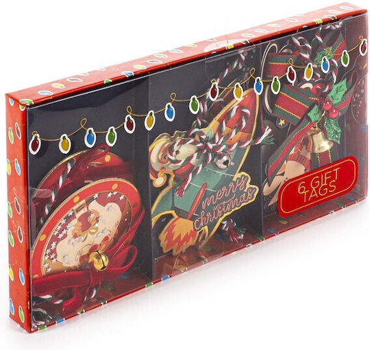 Tri-Coastal Design Santa Christmas Gift Wrapping 6 Pieces