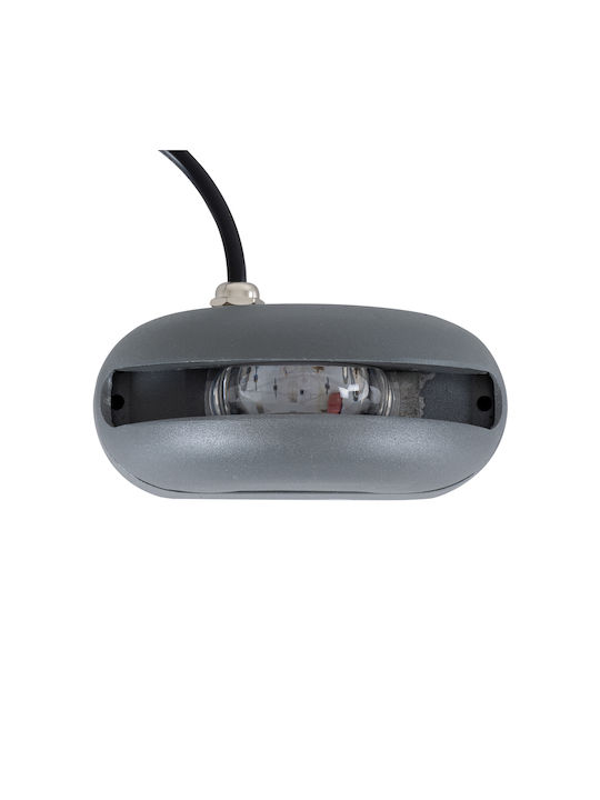 GloboStar Outdoor Floor Lamp for Exterior Space 6W with Warm White Light IP65 White