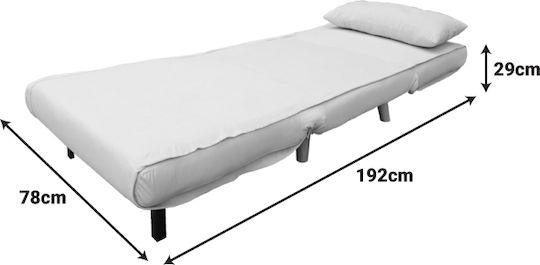 Josuane Armchair Bed Grey Shade 78x80x81cm