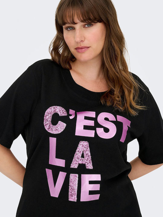 Γυναικείο T-shirt Μαύρο
