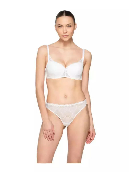 Damen Brasilien mit Spitze White