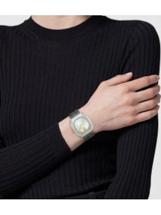 Versace Lady Women's Watch with Gray Leather Strap