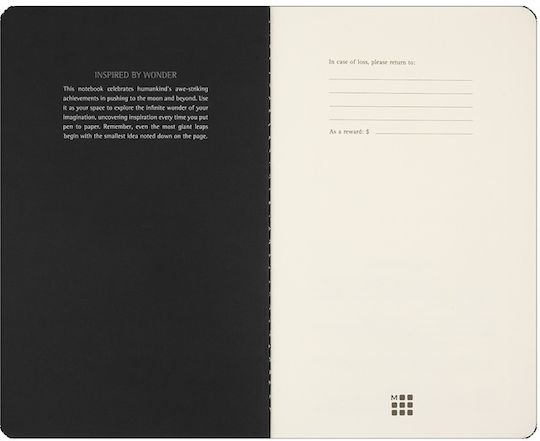 Moleskine Ограничено Издание Cahier Бележник Булет Журнал с Бели Страници с Поставка за Химикалка Черен