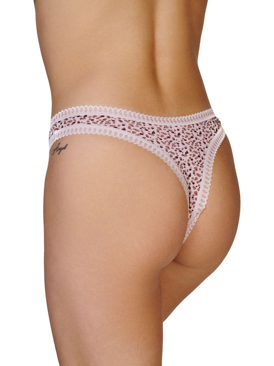 Βαμβακερά Γυναικεία String 3Pack Ροζ