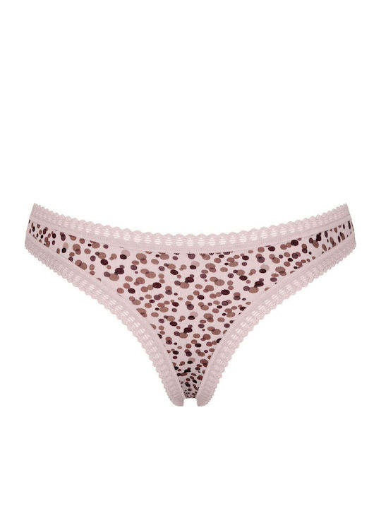 Βαμβακερά Γυναικεία String 3Pack Ροζ