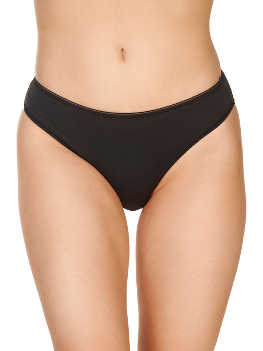Feel Sensational Tai Damen Slip Schwarz