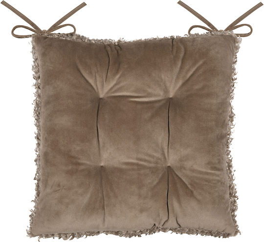 Cozy Garden Chair Cushion Taupe 38x38 cm