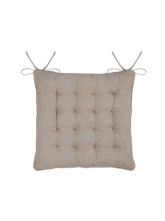 Μαξιλάρι Καρέκλας Κήπου Oriana Naturel 38x38εκ.