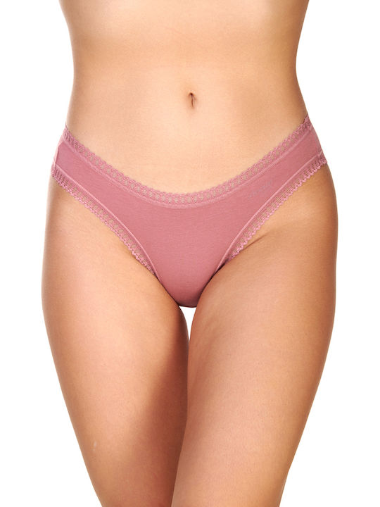 Βαμβακερά Femei Slip 3Pack Beige