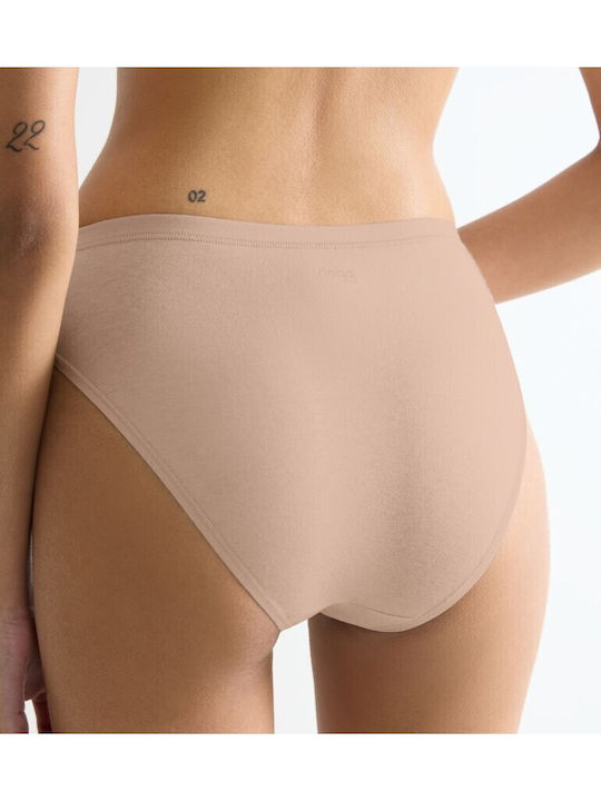 Βαμβακερά Women's Slip 3Pack Beige