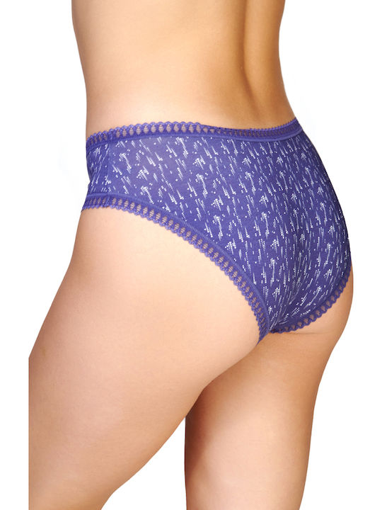 Βαμβακερά Femei Slip 3Pack Blue